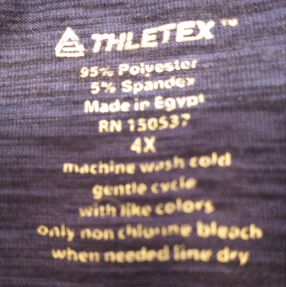 🐮🐄 Thletex Mens Big and Tall 4XL Short Sleeve T-Shirt - Picture 1 of 3